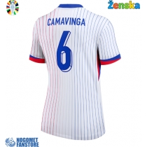 Francuska Eduardo Camavinga #6 Gostujuci Dres za Ženska EP 2024 Kratak Rukav